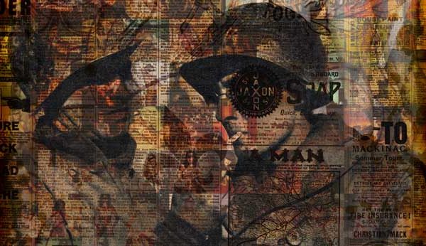 Why We Fight and Other Drinking Stories - Digital collage by Derek R. Audette