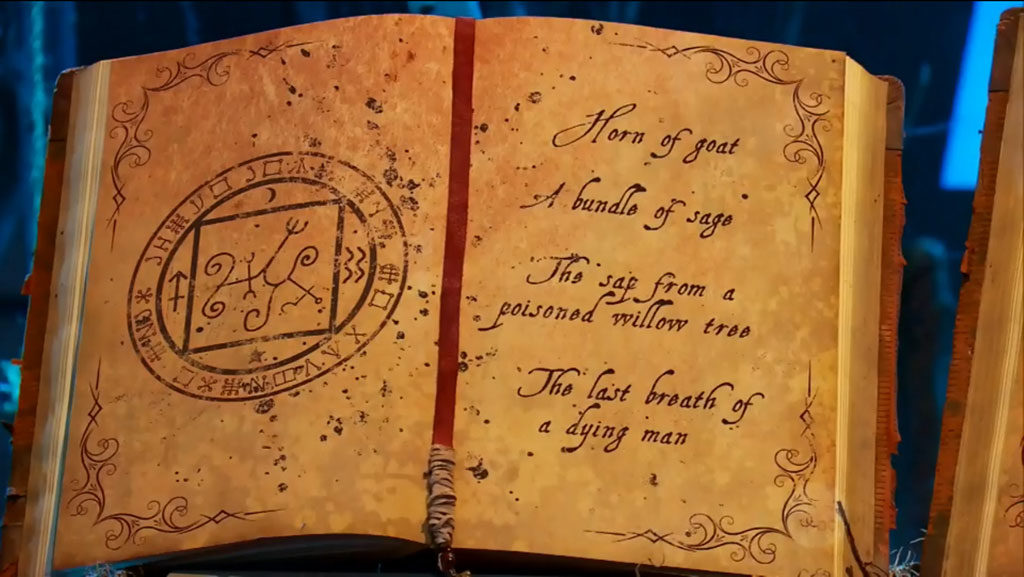 Derek R. Audette graphic design sigils on season 11, episode 10 of SyFy Channel's Face Off TV Show.