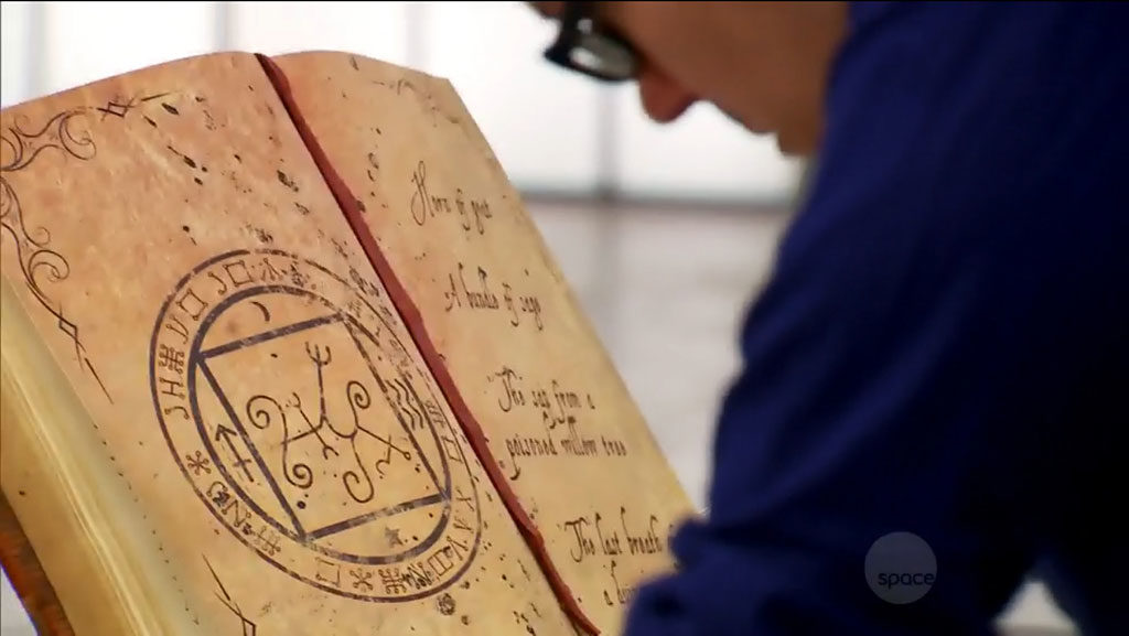 Derek R. Audette graphic design sigils on season 11, episode 10 of SyFy Channel's Face Off TV Show.