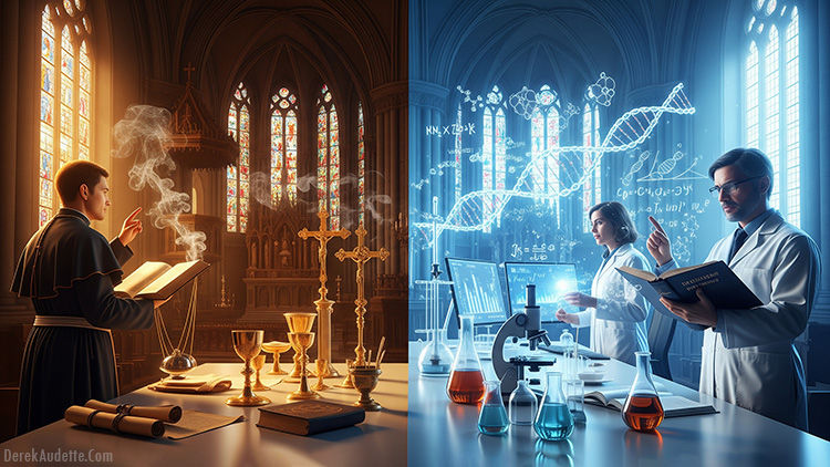 Materialism Vs. Religion.